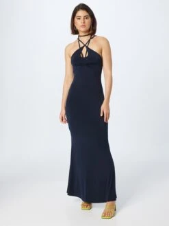 Wal G Robes Longues Robe SHANNON Femme Bleu Marine -Wal G 0157295aedacc3d1ea8ad3e838ecd42b