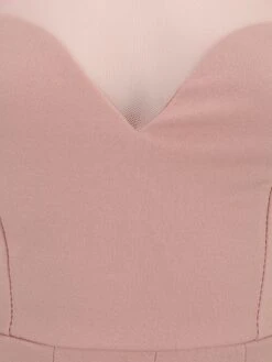 Wal G Mini-robes Robe BERNICE Femme Poudre -Wal G 0387c88b96af67bdafd3ecad0bd90ff2