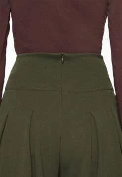 Wal G Venisa Wide Leg Trouser - Pantalon Classique - Dark Khaki -Wal G 05a94a95e9184dafa9624c3c4f2a2090