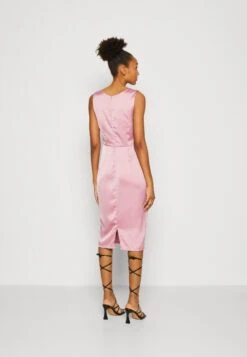 Wal G Limmy Cowl Neck Midi Dress - Robe De Soirée - Mauve Pink -Wal G 05dd79237ddb4444b59455412f1ece2f