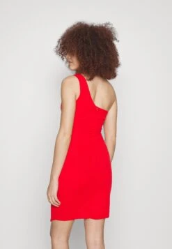 Wal G Dolly Asymmetric Mini - Robe Fourreau - Red -Wal G 0aff5bbda8a54df7bd72d07375b1cbdc