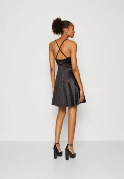 Wal G Josh Satin Skater - Robe De Soirée - Black -Wal G 0b2b8927504f4ef3a2f911bb9295b2ae