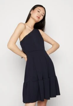 Wal G Janine Skater Dress - Robe En Jersey - Navy Blue -Wal G 0e9ef304b9ec46a48342982f63408e9e