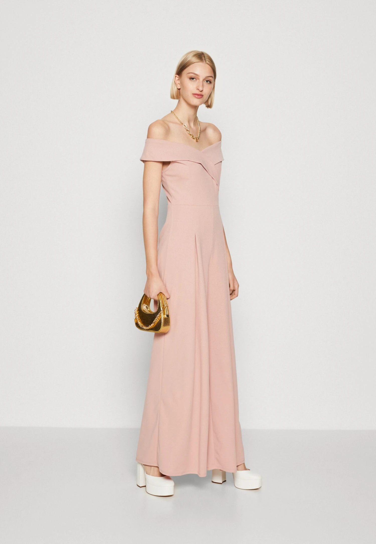 Wal G Nancy Off Shoulder - Combinaison - Blush Pink 4 Wal G Nancy Off Shoulder - Combinaison - Blush Pink – Image 2