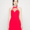 Wal G Bernice Skater Dress - Robe En Jersey - Red -Wal G 1052aa5db9a24bd2ac12b1d830fd5fb9
