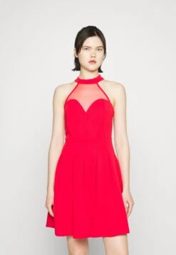 Wal G Bernice Skater Dress - Robe En Jersey - Red