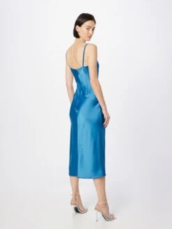 Wal G Robes Midi Robe CARA Femme Bleu -Wal G 142ba1f05cd758be6908a92f04040d61