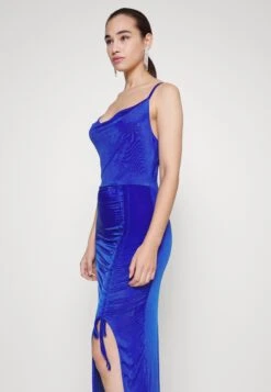 Wal G Yass Rouched Maxi Dress - Robe De Soirée - Electric Blue -Wal G 16ca7e38c7f549fcbd132ca1e917c82f