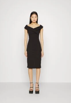 Wal G Zara Midi Dress - Robe De Soirée - Black