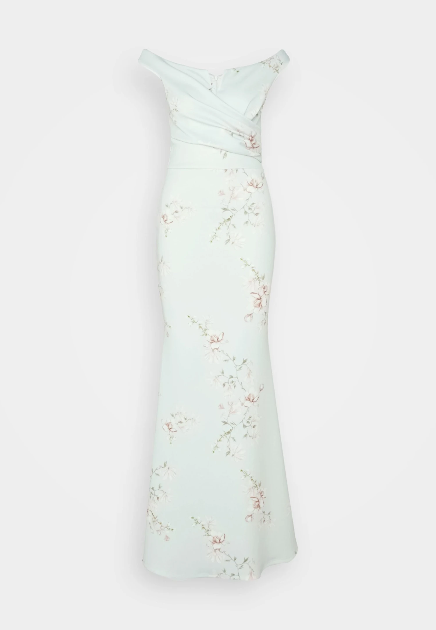 Wal G Wedding Kai V Neck Print Maxi - Robe De Cocktail - Sage Green 7 Wal G Wedding Kai V Neck Print Maxi - Robe De Cocktail - Sage Green – Image 5