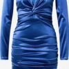 Wal G Robes De Cocktail Robe De Cocktail DINA Femme Bleu Roi -Wal G 184b938da42e640b855078aaa6d09d35