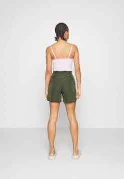 Wal G Tami Pleat Short - Short - Khaki -Wal G 19b893ae45334d138fd93f5b6eb500b8