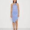 Wal G Rowen One Shoulder Dress - Robe En Jersey - Dusty Blue -Wal G 1a778cfa39ea4e36abc0b47f4d8152c3