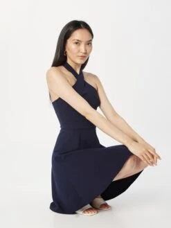 Wal G Robes De Cocktail Robe De Cocktail MELODY Femme Bleu Marine -Wal G 1adc49eafdf8c82110a28f88281938d6