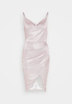 Wal G Party Hallis Shimmer Midi - Robe De Soirée - Pink -Wal G 1b41856dfae941b388ea374d108116ca