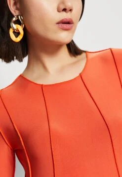Wal G Dash Panel Midi - Robe En Jersey - Orange 13 Wal G Dash Panel Midi - Robe En Jersey - Orange -Wal G 1bfa0e878fcd4434844065be04c19bb5