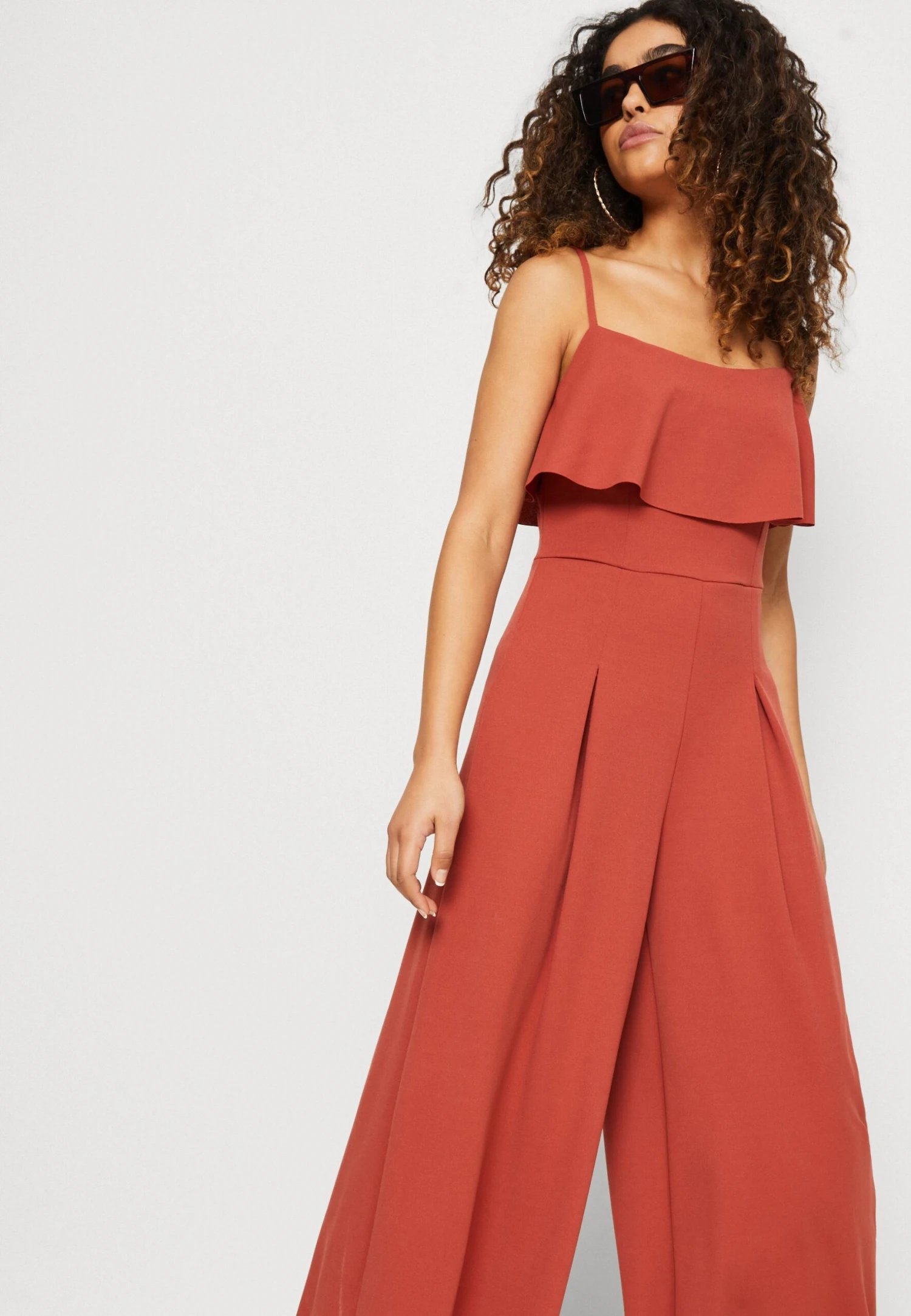 Wal G Nora Ruffle - Combinaison - Burnt Orange 6 Wal G Nora Ruffle - Combinaison - Burnt Orange – Image 4