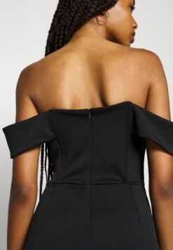 Wal G Alex Off Shoulder Midi - Robe De Soirée - Black -Wal G 1d2f7c3b057b400284dcce824002d2a1