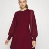 Wal G Kat Sleeve Dress - Robe De Jour - Berry Wine -Wal G 1d954581da41453dad758b951ecc0ce9