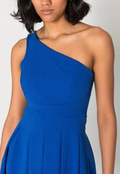 Wal G Frieda One Shoulder Skater Dress - Robe De Soirée - Electric Blue -Wal G 20cd5245489f47f7a269717f484dfaaa