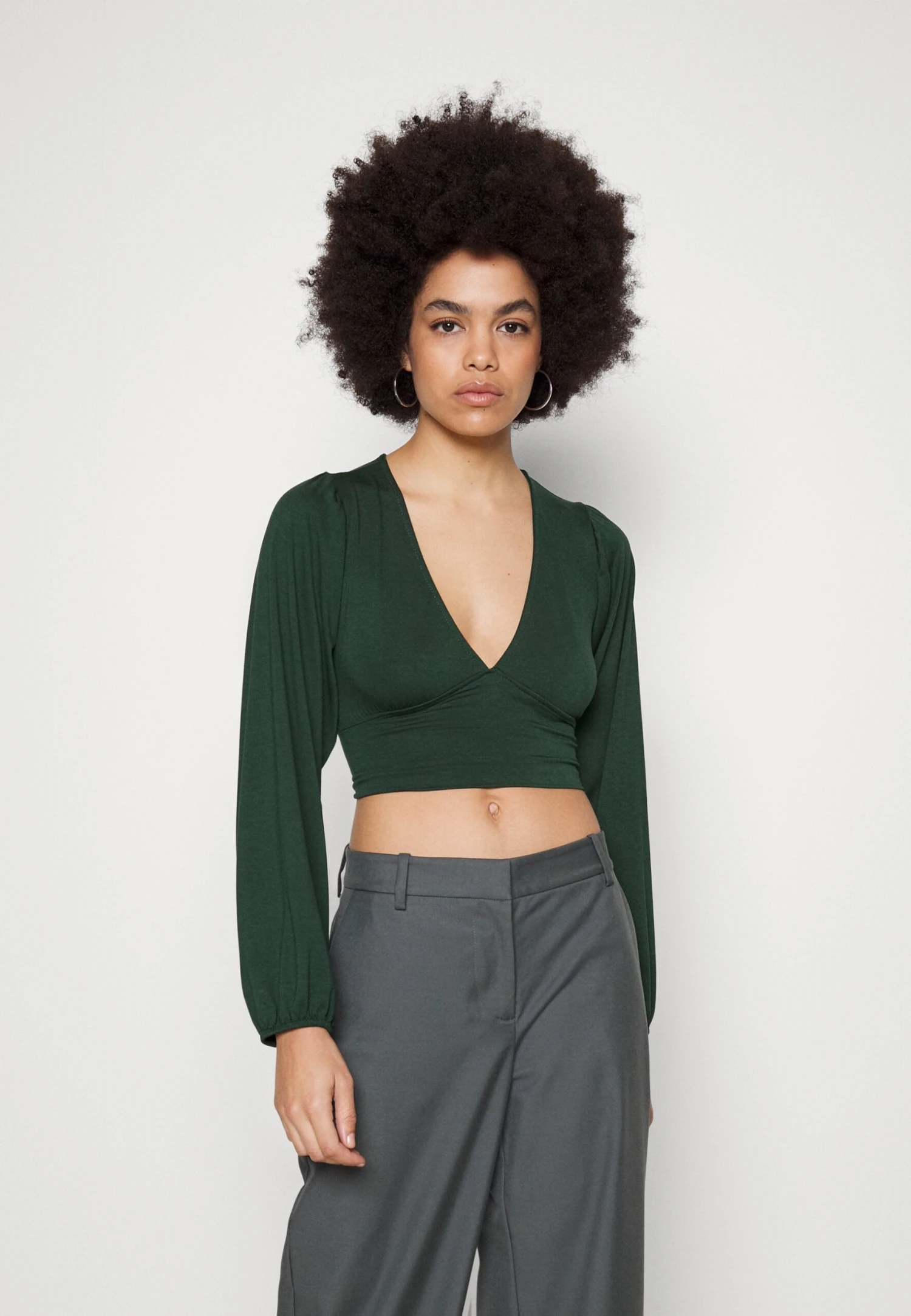 Wal G Crissy Backless - T-Shirt À Manches Longues - Forest Green 3 Wal G Crissy Backless - T-Shirt À Manches Longues - Forest Green