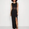 Wal G Lace Maxi Dress - Robe De Cocktail - Black -Wal G 2607a7e8688148f1be5d7f0095d7b2a5