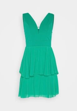 Wal G Cruise Collection Abigail Ruffle Mini - Robe De Soirée - Leaf Green -Wal G 264e3005803e4d94991ec7d1d0eb1c7c