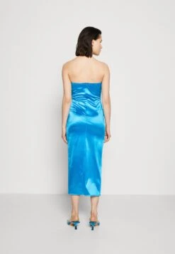 Wal G Party Ben V Neck Midi - Robe De Soirée - Ocean Blue -Wal G 276f32fb23a14af794fdc89c1dcee7c7