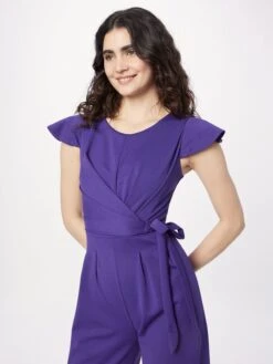 Wal G Combinaisons Longues Combinaison BEBE Femme Bleu Violet -Wal G 27cc00b5ec7b2d4aabfe9d3254235942