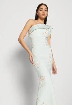 Wal G Wedding Tall Turn Heads Print Maxi - Robe De Cocktail - Sage Green -Wal G 29a0782f2f0c4d368b4e4f6c57dd70a3