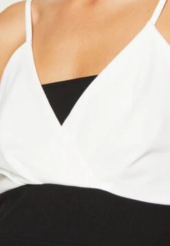 Wal G Lulu Contrast Midi - Robe En Jersey - Black/White -Wal G 2a636f52bd96400c80b925c9b67ead1e