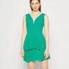 Wal G Cruise Collection Abigail Ruffle Mini - Robe De Soirée - Leaf Green