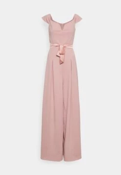 Teo V Neck Wide Leg Bow - Combinaison - Blush Pink 12 Teo V Neck Wide Leg Bow - Combinaison - Blush Pink -Wal G 2c06a98bc0464bca8e553424d7d7a0b3