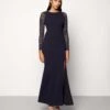 Wal G Sleeve Maxi - Robe De Cocktail - Navy Blue -Wal G 2c9dba06f5b14af5823beef893dbdf5a