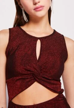 Wal G Exclusive Nye Glitter Disco - Robe En Jersey - Wine -Wal G 3031928a76244a5786ea2571b37a32fc