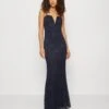 Wal G Tilly Maxi Dress - Robe De Cocktail - Navy Blue -Wal G 30e060a6d844410c93823e7fe2728144