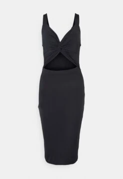 Wal G Wrap Cut Out Dress - Robe De Soirée - Black -Wal G 31453f8f584f42df92106d226f7a03ad