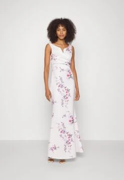 Wal G Kia Off The Shoulder Maxi Dress - Robe De Cocktail - Pink