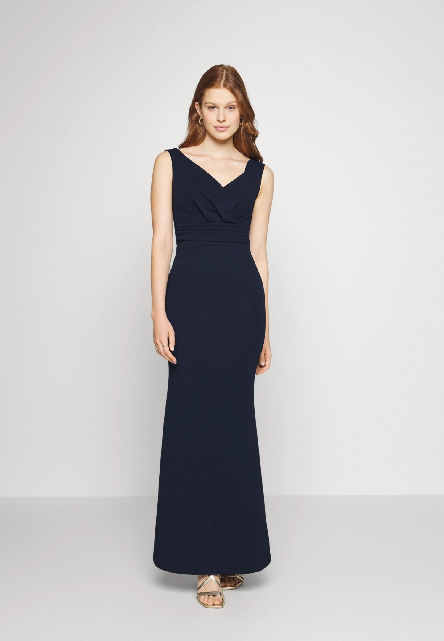 Wal G Andrew Off Shoulder Maxi Dress - Robe De Cocktail - Navy Blue 4 Wal G Andrew Off Shoulder Maxi Dress - Robe De Cocktail - Navy Blue – Image 2