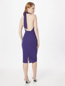 Wal G Robes De Cocktail Robe De Cocktail CARLETTE Femme Violet Foncé -Wal G 3d9718e9c7dc2f953277409d4d5c2755