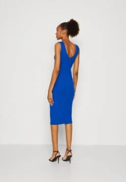 Wal G Jumina Buckle Midi - Robe En Jersey - Electric Blue -Wal G 3ec00fd878684837a2a3b42e76b4c146