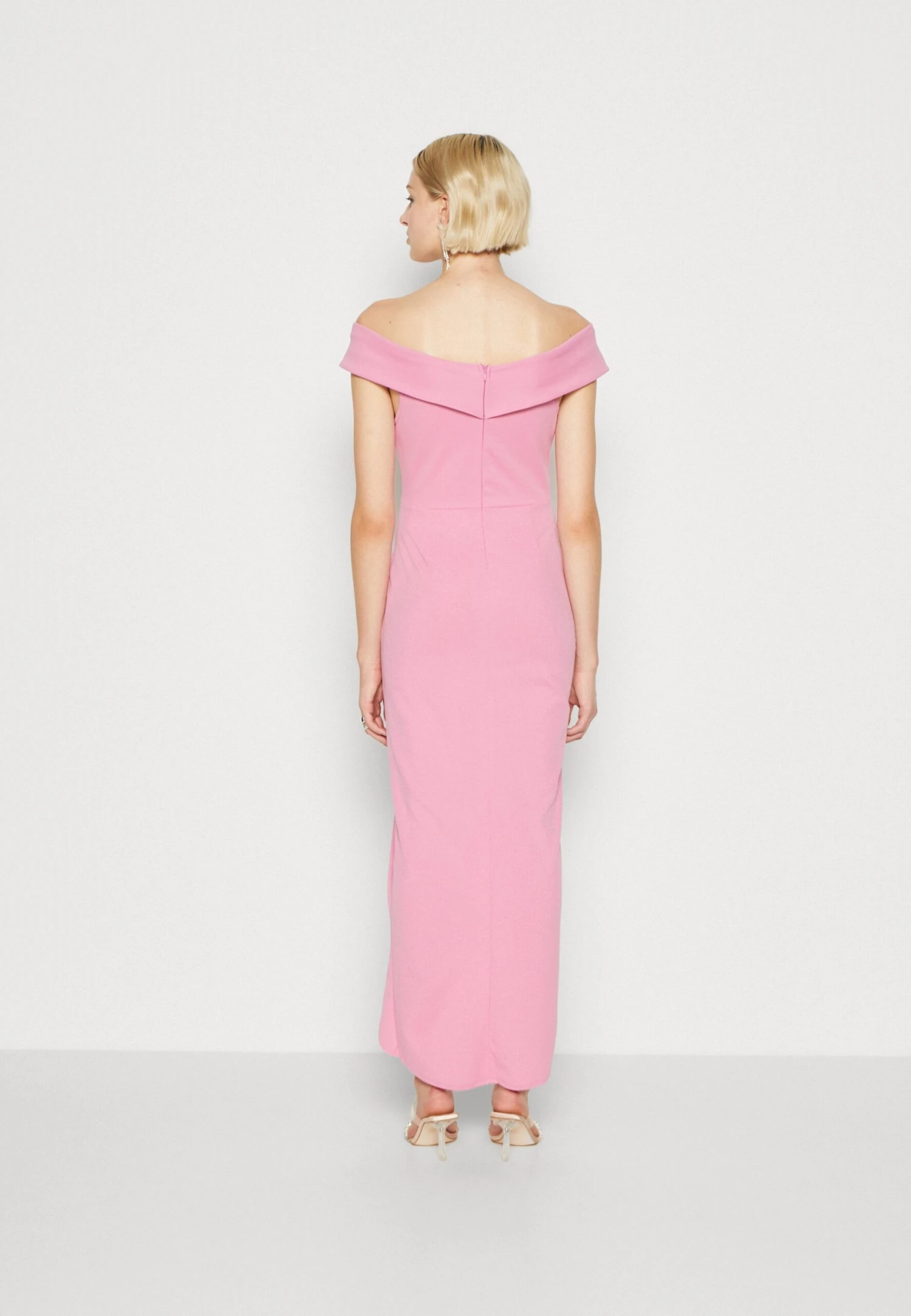 Wal G Ryan Ruffle Midi - Robe De Cocktail - Rose Pink 5 Wal G Ryan Ruffle Midi - Robe De Cocktail - Rose Pink – Image 3