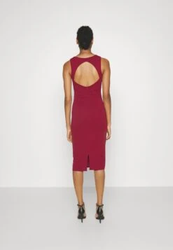 Alyona Heart Midi Dress - Robe En Jersey - Berry Wine -Wal G 42c0324f676042349286c87e2f47450d