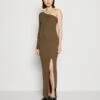 Wal G Party Ash One Shoulder Maxi - Robe En Jersey - Khaki Green -Wal G 43c0ceb429f74d91a72737fda70a4518