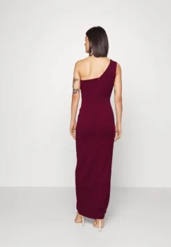 Wal G Fionn One Shoulder Dress - Robe De Cocktail - Wine -Wal G 4401ae4f114f4302bcefeeab40118e25