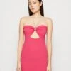 Wal G Winona Cut Out Mini - Robe En Jersey - Fuchsia
