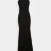 Halter Neck Maxi Dress - Robe De Cocktail - Black