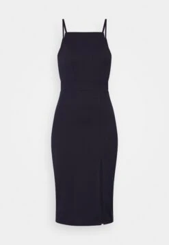 Wal G Strappy Square Neck Midi Dress - Robe Fourreau - Navy Blue 12 Wal G Strappy Square Neck Midi Dress - Robe Fourreau - Navy Blue -Wal G 457b79553a784cde92d72cf7f0169251