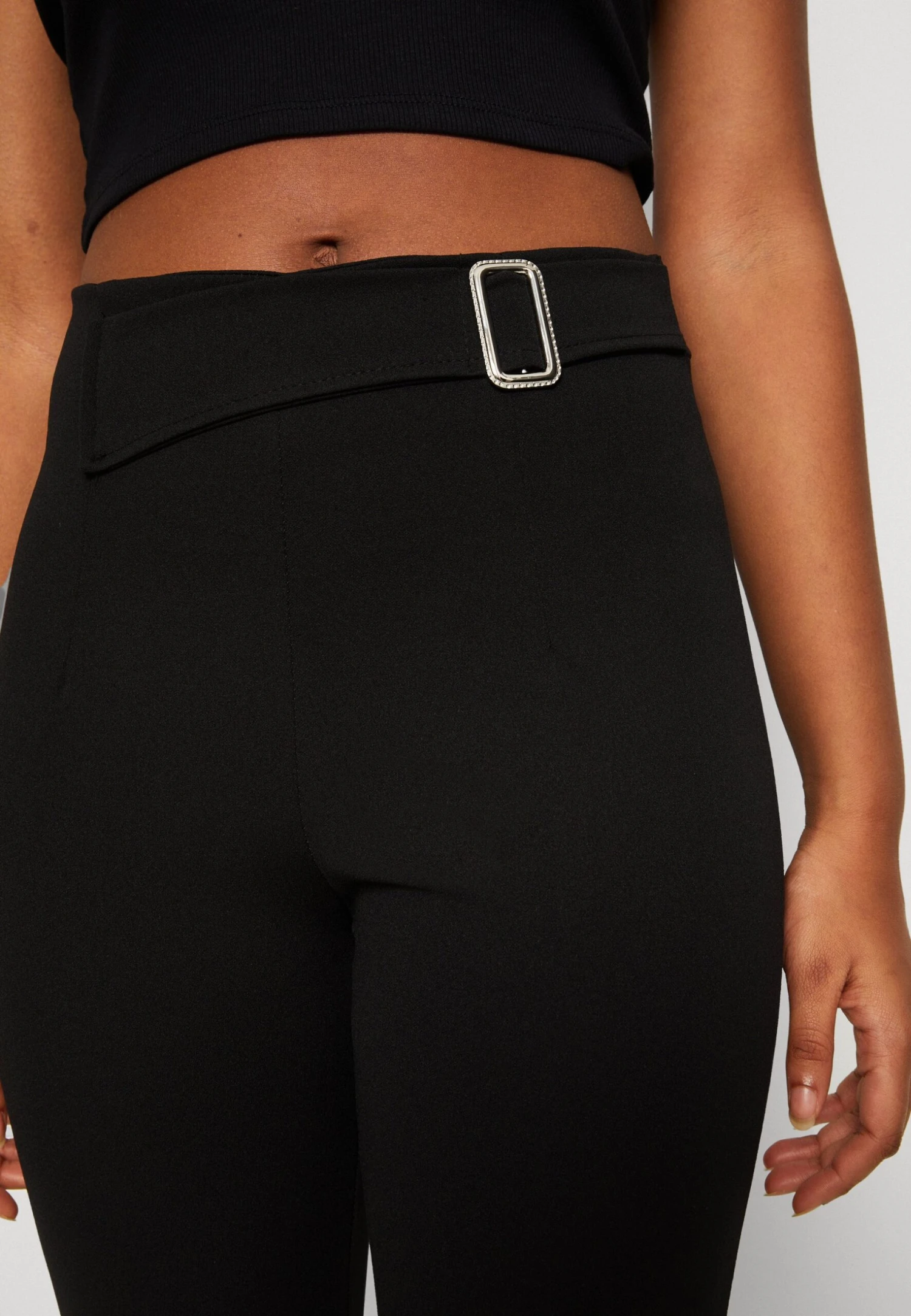 Wal G Melody Buckle Trouser - Pantalon Classique - Black 8 Wal G Melody Buckle Trouser - Pantalon Classique - Black – Image 6