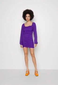 Wal G Bianca Rouched Mini - Robe De Soirée - Purple
